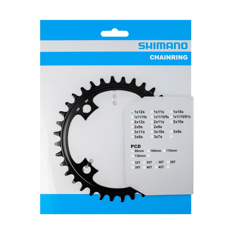 SHIMANO Prevodník 36z. 12-kolo bez 4-ramen. adaptéra pre STEPS E8000 SHIMANO Prevodník 36z. 12-kolo bez 4-ramen. adaptéra pre STEPS E8000
