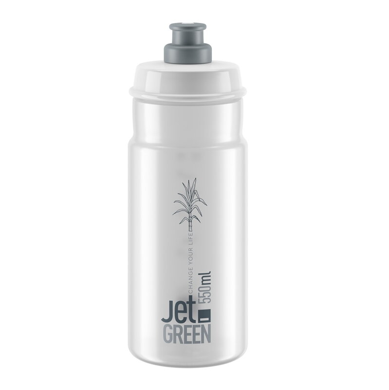 ELITE Fľaša JET GREEN 550 transparentná
