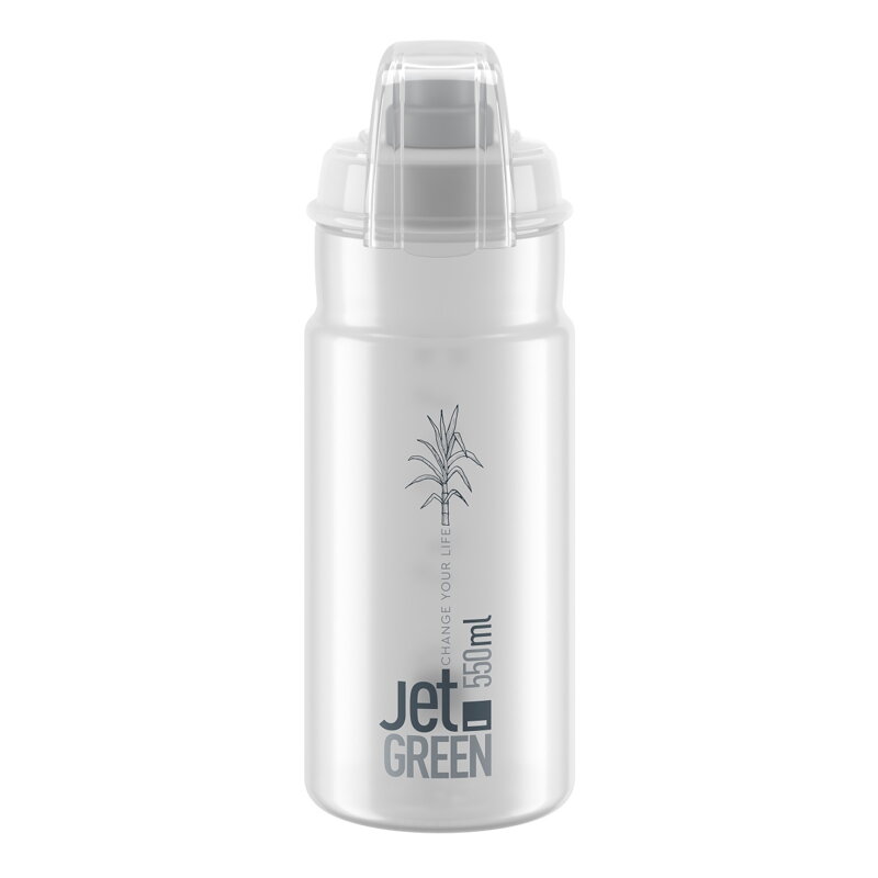 ELITE Fľaša JET GREEN PLUS 550 transparentná