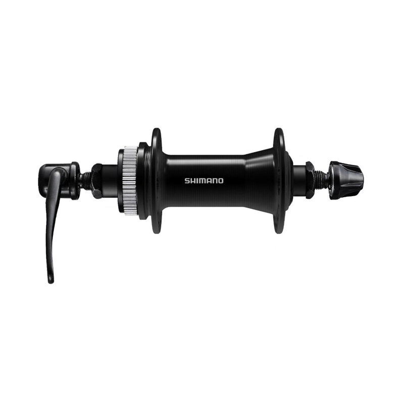 SHIMANO Náboj predný HB-QC400 32d. R.U. čierny Center Lock SHIMANO Náboj predný HB-QC400 32d. R.U. čierny Center Lock