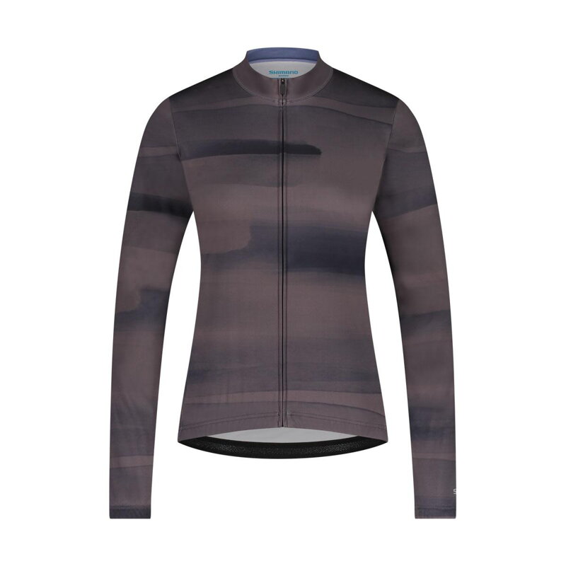 SHIMANO Dres dámsky KAEDE PRINTED LONG aurora fialový SHIMANO Dres dámsky KAEDE PRINTED LONG aurora fialový