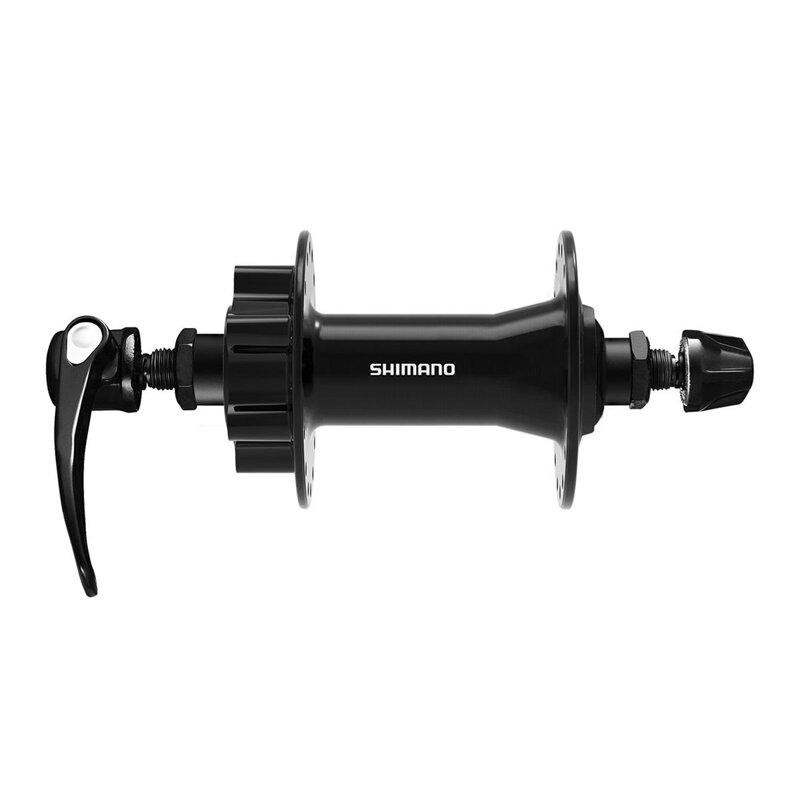 SHIMANO Náboj predný HB-QB400 36d. R.U. čierny 6 dier. kotúč