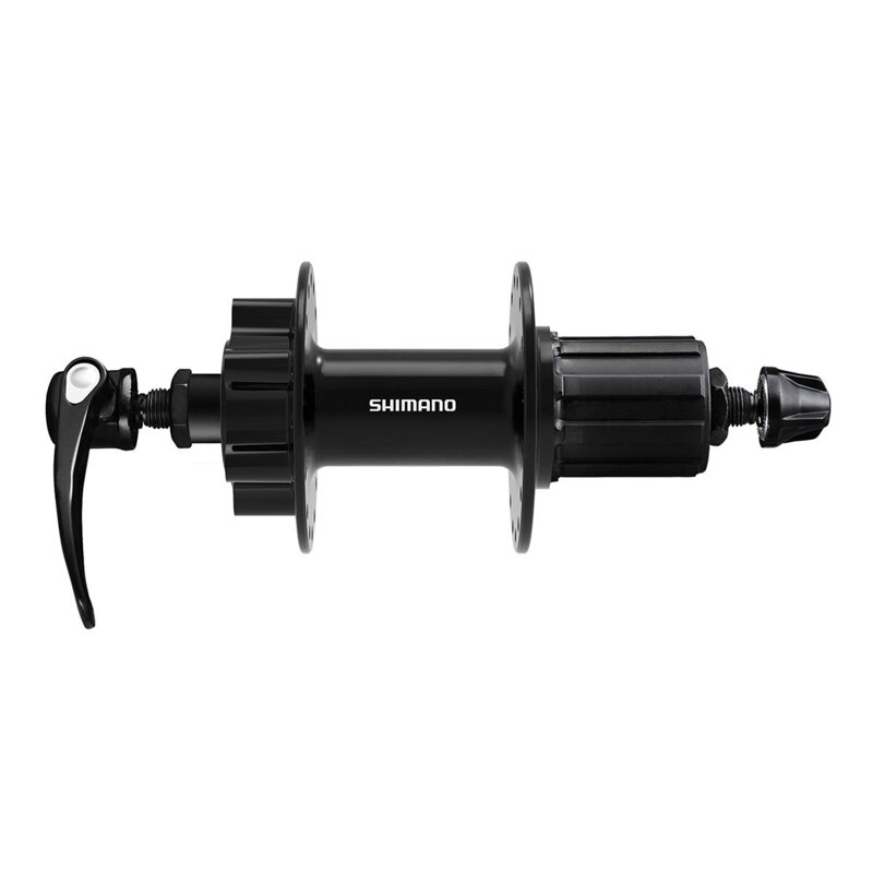 SHIMANO Náboj zadný FH-QB400 32d. R.U. 8/9/10-k. čierny 6 dier. kotúč SHIMANO Náboj zadný FH-QB400 32d. R.U. 8/9/10-k. čierny 6 dier. kotúč