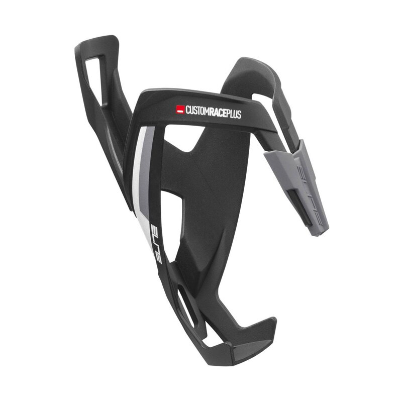 ELITE Košík CUSTOM RACE PLUS čierno/biely matný ELITE Košík CUSTOM RACE PLUS čierno/biely matný