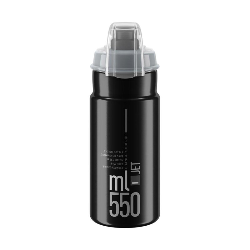 ELITE Fľaša JET PLUS 550 čierna/šedá ELITE Fľaša JET PLUS 550 čierna/šedá