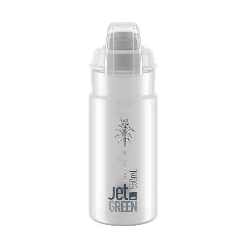 ELITE Fľaša JET GREEN PLUS 550 transparentná